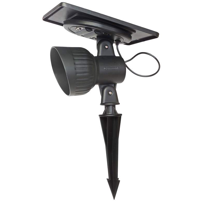 Image 4 Progressive Solar 8 1/2 inch High Black Dual-Mount Pathway Spot Light more views