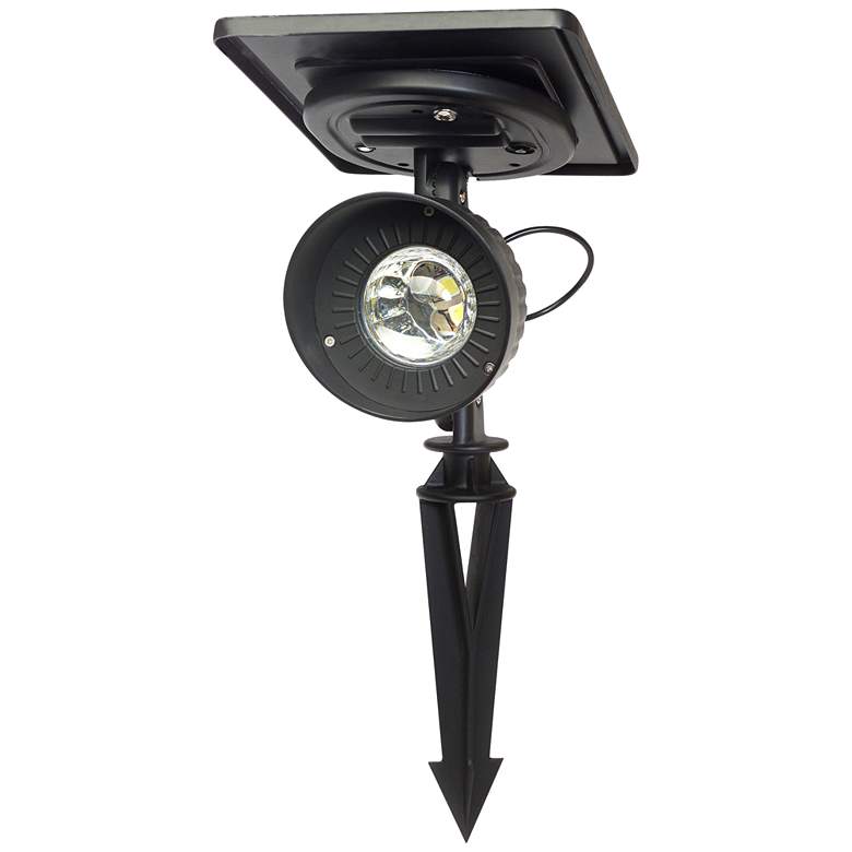 Image 5 Progressive Solar 8 1/2 inch High Black Dual-Mount Pathway Spot Light more views