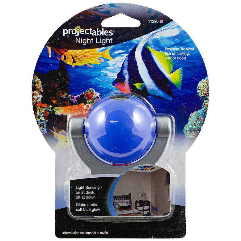 Image 1 Projectable Blue Fish LED Night Light