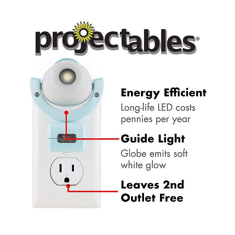 Image 4 Projectables Frozen II 6-Image Light Sensing LED Night Light more views