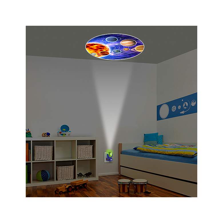 Image 4 Projectables Outdoor Fun Light Sensing 6-Image LED Night Light more views