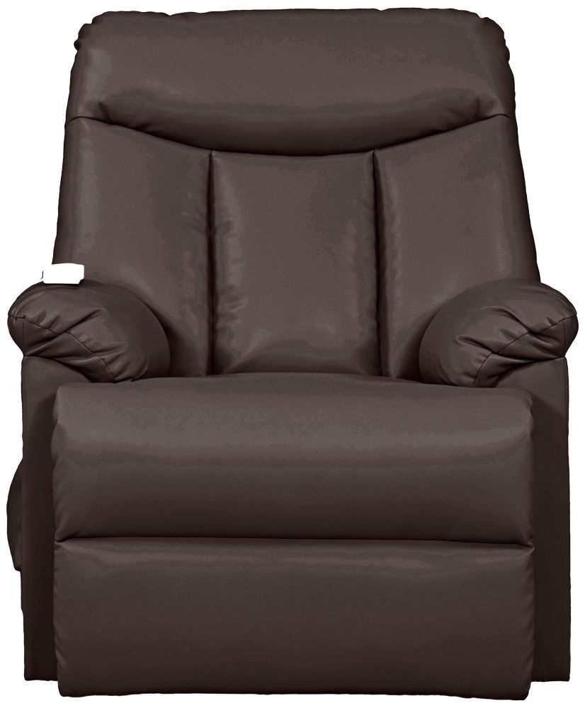 ProLounger Brown Renu Leather Power Recline Lift Chair 70A43 Lamps