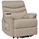 ProLounger Cream Renu Leather Power Lift Recliner Chair