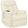 ProLounger Cream Renu Leather Power Lift Reclining Chair