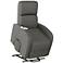 ProLounger Recline Lift Chair with Heat Massage in Pewter