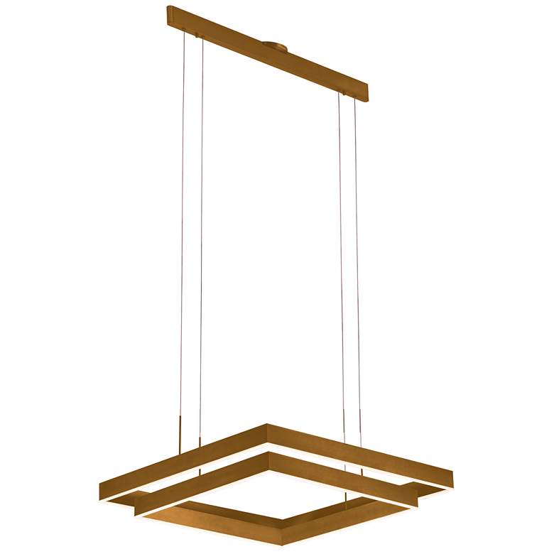 Image 1 Prometheus 33.5 inch Brushed Gold Pendant