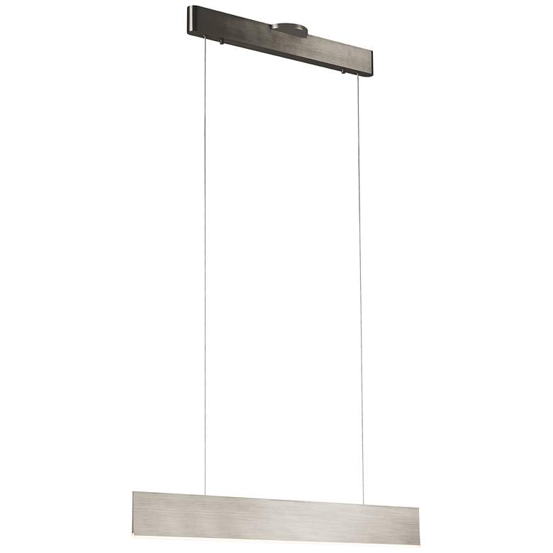 Image 1 Prometheus 35.4 inch Satin Aluminum Linear Pendant
