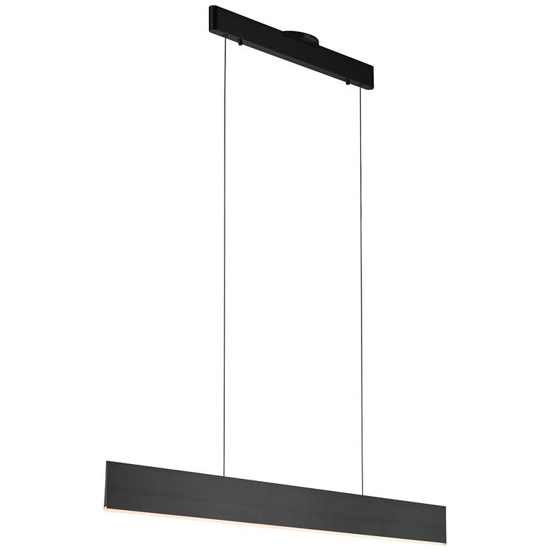 Image 1 Prometheus 47.2" Saint Dark Gray Linear Pendant