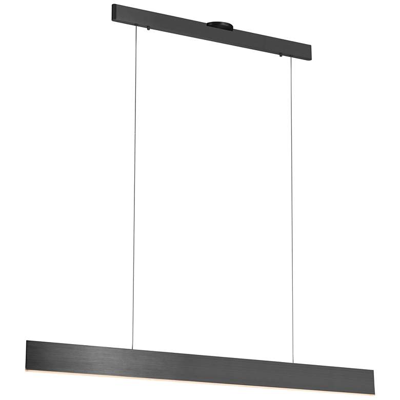 Image 1 Prometheus 59" Saint Dark Gray Linear Pendant