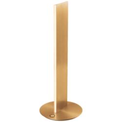 Prometheus 7.9&quot; Brushed Gold Table Lamp