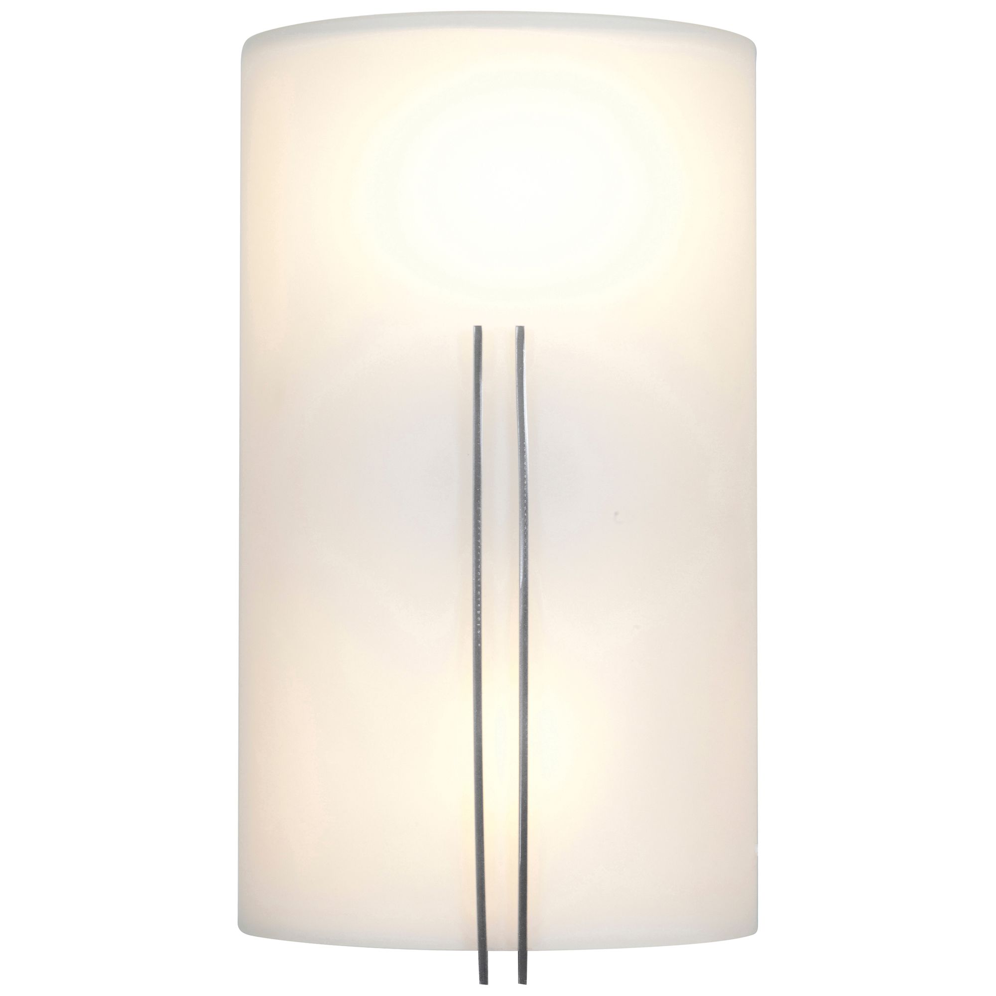Thumbnail3 of Prong - Wall Sconce - E26 LED - Brushed Steel - White Glass more views