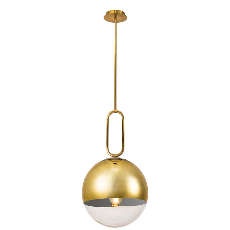 Image 2 Prospect 11 3/4" Wide Clear Glass Gold Mini Pendant Light