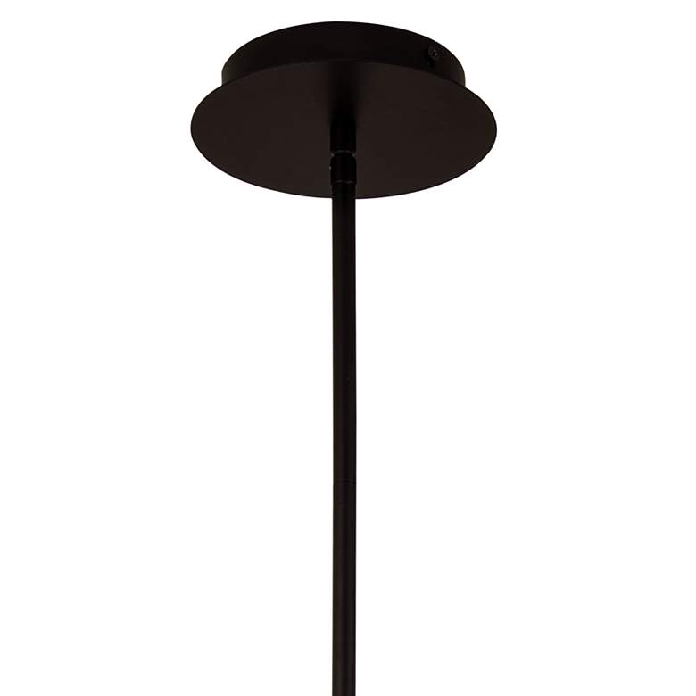 Image 4 Prospect 9 3/4"W Opal Glass Matte Black Mini Pendant Light more views