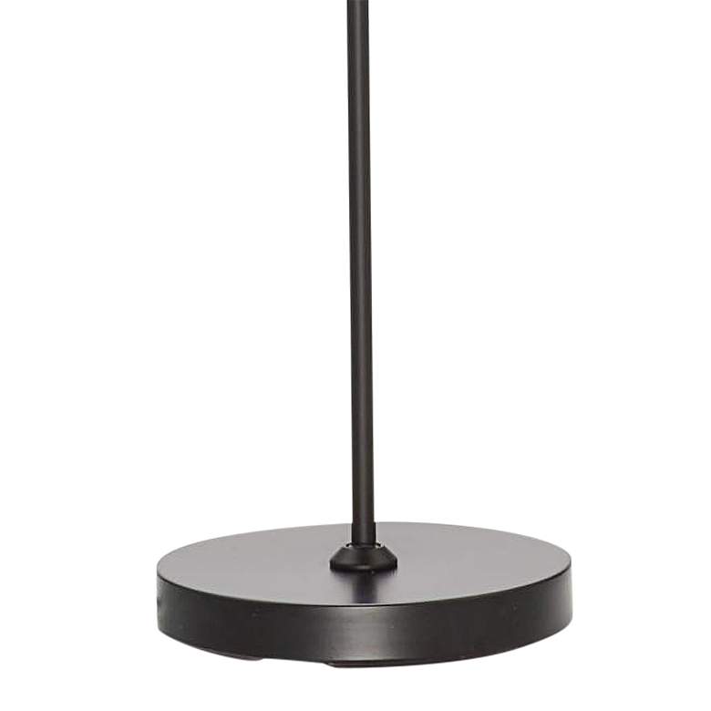 Prospect Matte Black Adjustable LED Gooseneck Floor Lamp more views