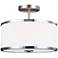 Prospect Park 12 3/4" Wide Satin Nickel Ceiling Light