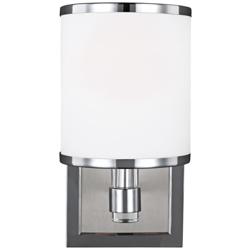 Prospect Park 9 3/4&quot; High Satin Nickel Wall Sconce
