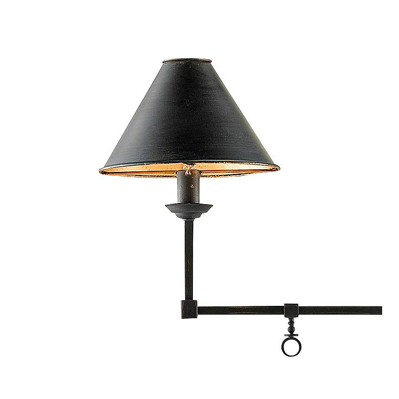 Image 2 Prosperity 44 1/2" Wide French Black 2-Light Chandelier more views
