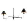 3_Prosperity 44 1/2" Wide French Black 2-Light Chandelier more views