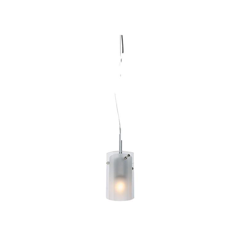 Image 1 Proteus - Pendant - LED - Brushed Steel Finish - Frosted Glass Diffuser