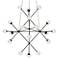 Proton Beta LED Pendant - Polished Black Nickel - White Crushed Glass