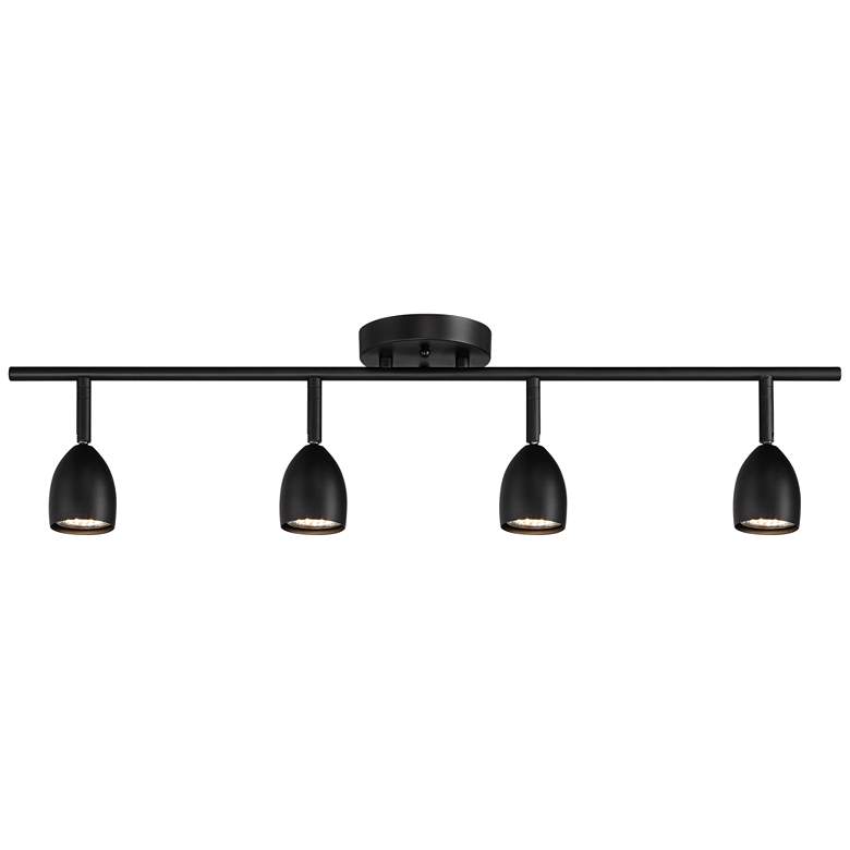 Image 3 ProTrack 29 3/4" Wide 4-Light GU10 Black Finish LED Track Fixture