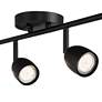 5_ProTrack 29 3/4" Wide 4-Light GU10 Black Finish LED Track Fixture more views