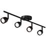 ProTrack 29 3/4" Wide 4-Light GU10 Black Finish LED Track Fixture in scene