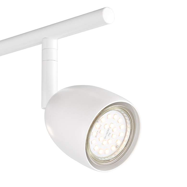 Image 3 ProTrack 29 3/4" Wide 4-Light GU10 White Finish LED Track Fixture more views