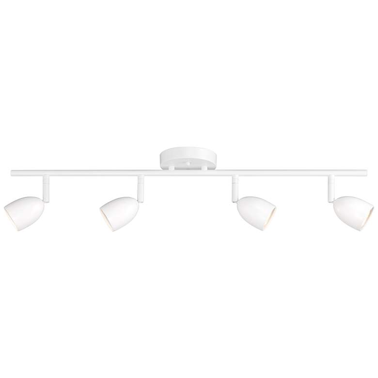 Image 5 ProTrack 29 3/4" Wide 4-Light GU10 White Finish LED Track Fixture more views