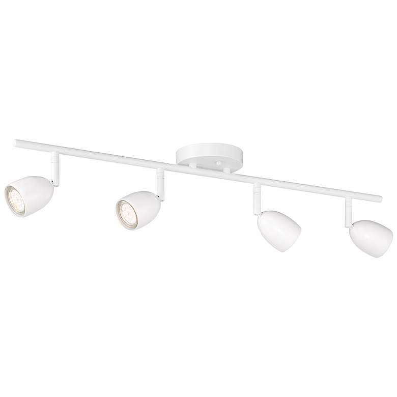 Image 6 ProTrack 29 3/4" Wide 4-Light GU10 White Finish LED Track Fixture more views