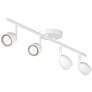 7_ProTrack 29 3/4" Wide 4-Light GU10 White Finish LED Track Fixture more views