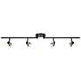 ProTrack 6.5W 4-Light Black and Gold LED Track Fixture