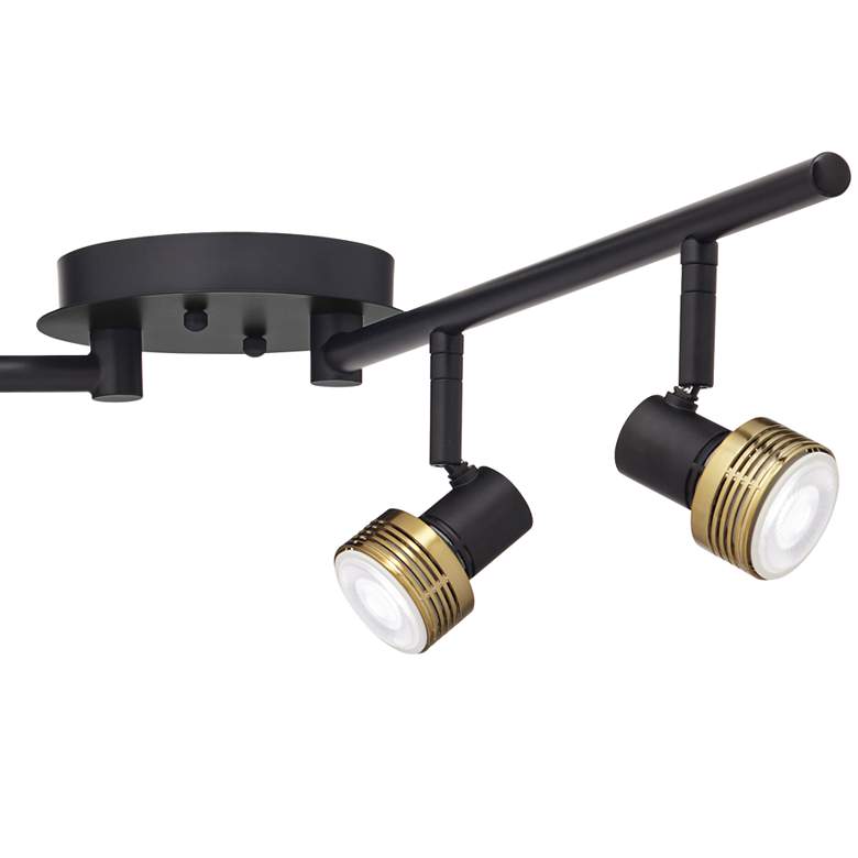Image 4 ProTrack 6.5W 4-Light Black and Gold LED Track Fixture more views