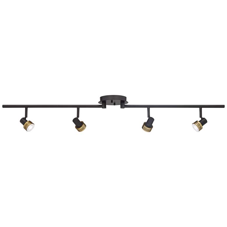 Image 7 ProTrack 6.5W 4-Light Black and Gold LED Track Fixture more views