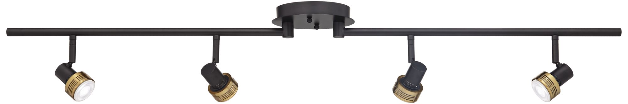 Watch a Video About the ProTrack 6.5W 4-Light Black and Gold LED Track Fixture