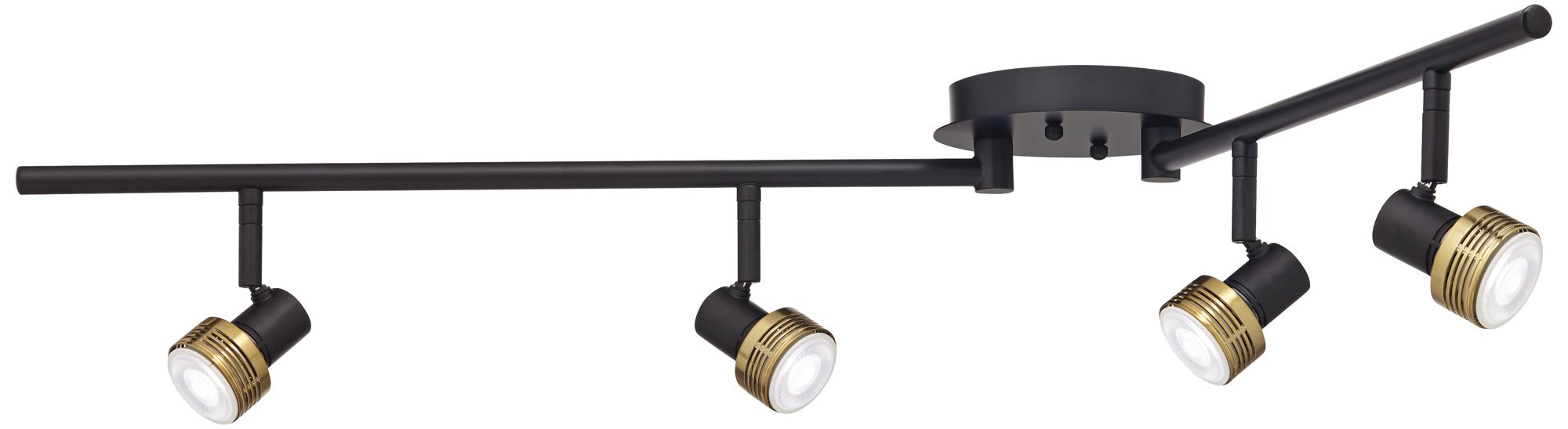 Watch a Video About the ProTrack 6.5W 4-Light Black and Gold LED Track Fixture