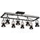 ProTrack Kane 36" Wide 8-Light Dark Bronze Cage Style Light Fixture
