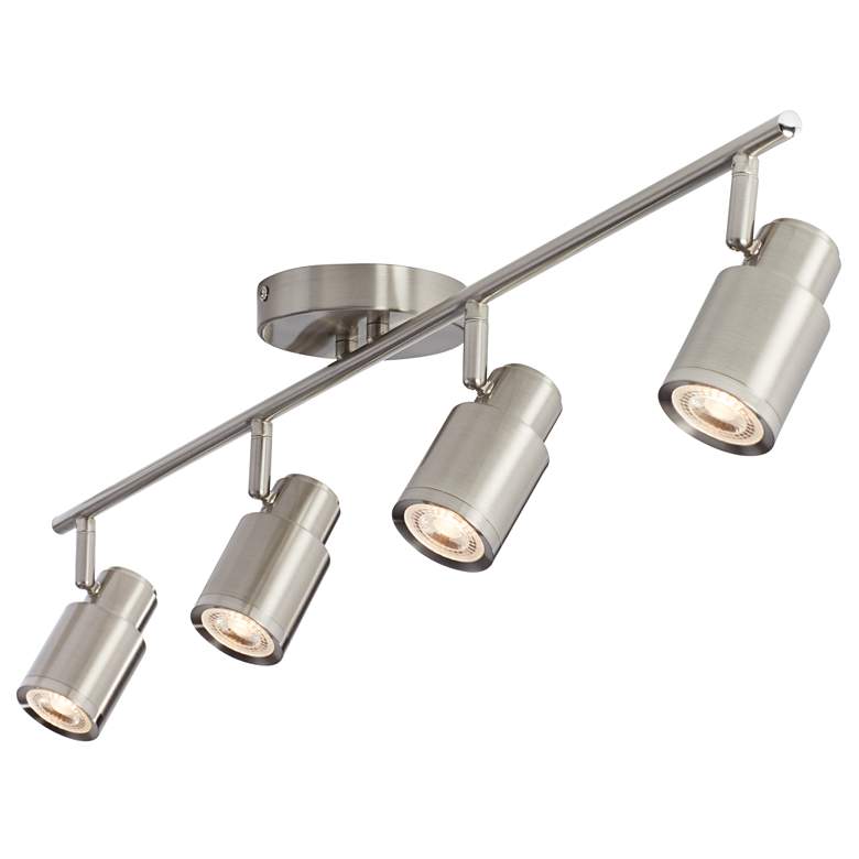 Image 7 ProTrack Melson 8.5 Watt GU10 Brushed Nickel LED Wall or Ceiling Track Kit more views