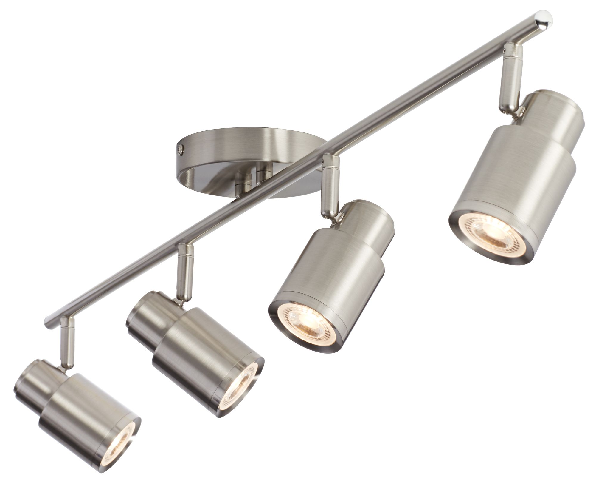 ProTrack Melson  8.5 Watt GU10 Brushed Nickel LED Wall or Ceiling Track Kit