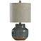 Prova 19 1/2" High Gray Ceramic Accent Table Lamp