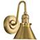 Provence 1 Light Bath Sconce In Aged Brass