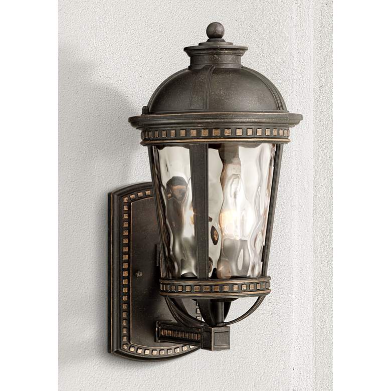 Image 1 Provence 15 inch High Bronze Uplight Outdoor Wall Light