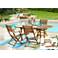 Provence Acacia 8-Piece Outdoor Dining and Lounge Set
