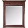 Provence Antique Cherry 36" x 40" Wall Mirror