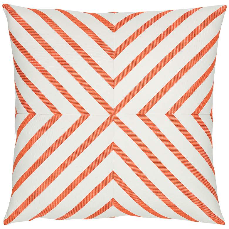 Image 1 Provence Stripe 20 inch Square Indoor-Outdoor Pillow