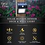 Watch A Video About the Providence Black Solar Motion Sensor Deck Light