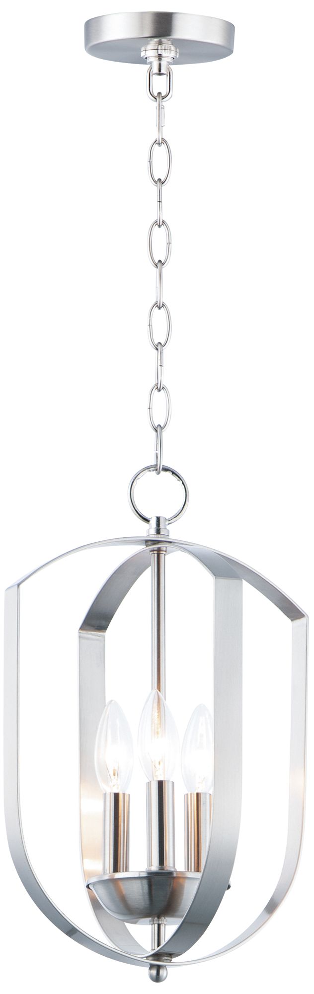 Image 2 Provident 3-Light Chandelier - Satin Nickel