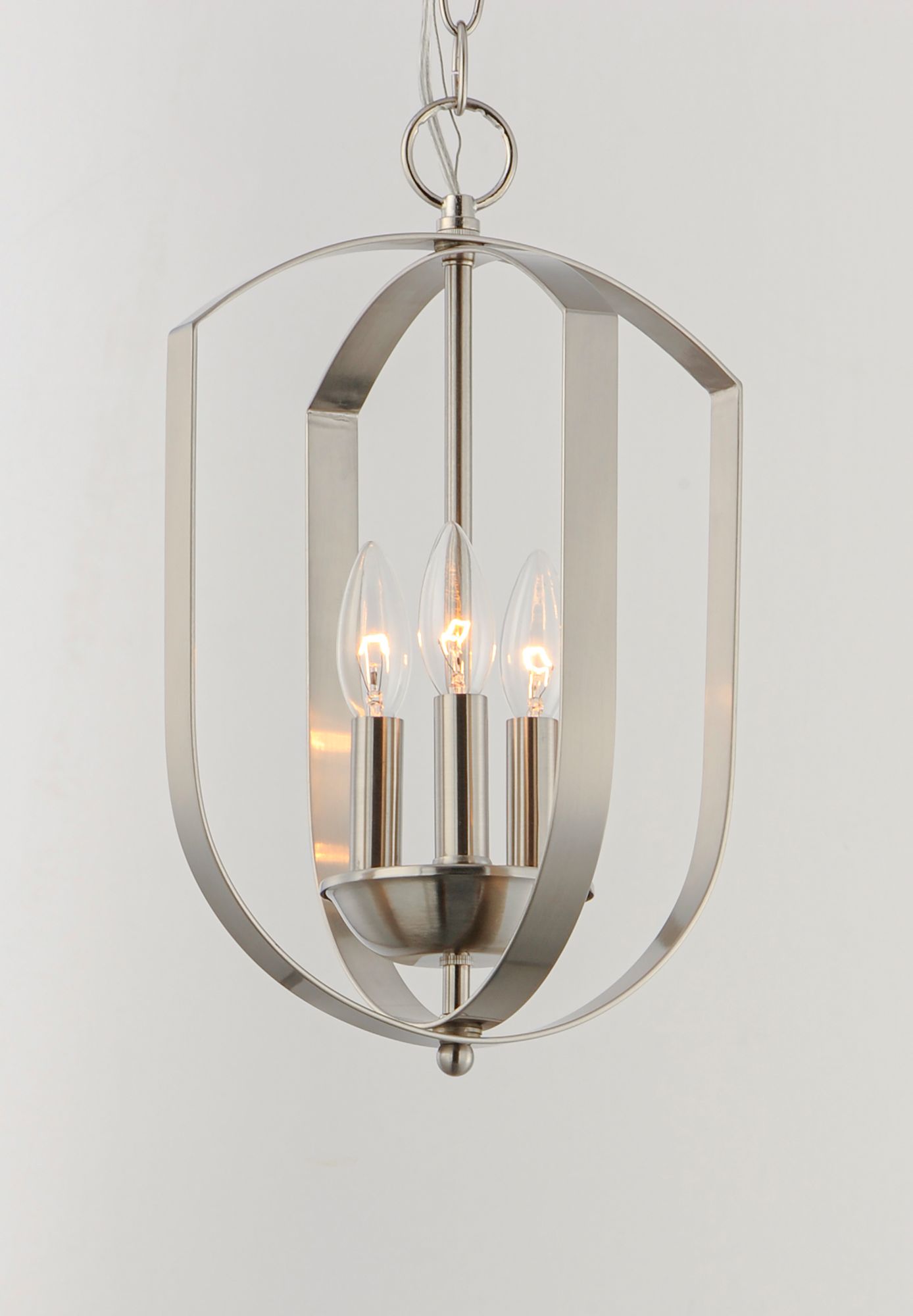 Image 4 Provident 3-Light Chandelier - Satin Nickel more views