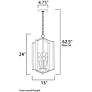 3_Provident 4-Light 15" Wide Satin Nickel Pendant Light more views