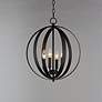 1_Provident 4-Light 16" Wide Black Pendant Light